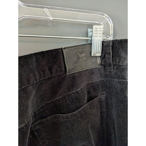 Vintage 90's Ralph Lauren Lauren Jeans Co Black Bootcut‎ Corduroys - 16 - Picture 3 of 13